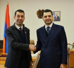 Minister Hambardzum Matevosyan Received Representatives of the FAO Office of Climate Change, Biodiversity and Environment