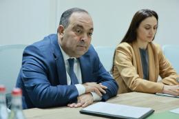 Deputy Minister Vahe Davtyan Met with Sari Lappi, Coordinator of the WMO Regional Office for Europe