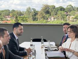 Minister Hambardzum Matevosyan Meets with Jessika Roswall, EU Commissioner for Environment, Water Resilience and a Competitive Circular Economy