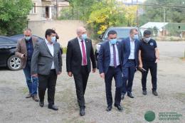 Minister of Environment Romanos Petrosyan was on a working visit to Lori region