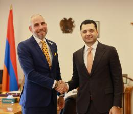 Minister Hambardzum Matevosyan Met with Petr Pirunčík, Ambassador Extraordinary and Plenipotentiary of the Czech Republic to Armenia