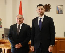 Շրջակա միջավայրի նախարար Համբարձում Մաթևոսյանն ընդունել է Հայաստանում Քուվեյթի Պետության արտակարգ և լիազոր դեսպան Մուհամմեդ Ալօրայֆանին