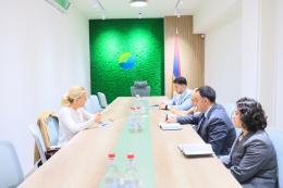 Շրջակա միջավայրի նախարարի տեղակալ Արամ Մեյմարյանն ընդունել է Հայաստանում ՄԱԿ-ի մշտական համակարգող Ֆրանսուազ Ժակոբին