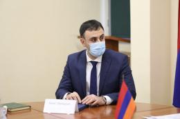 The Minister of Environment Hakob Simidyan introduced the newly appointed Deputy Minister to the staff of the Ministry