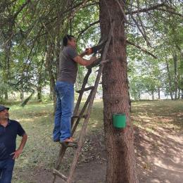 Landscaping works are being carried out in the arboretum "Soranner" of the National Park "Nature Reserve and Park Complex" of the Ministry of the Environment