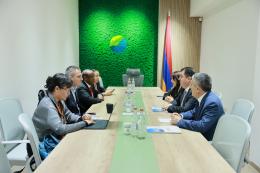 Deputy Minister Ara Mkrtchyan Received the Delegation of the World Bank and SIDA