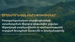 Посредством предоставления экологических субвенций будет стимулироваться разработка и реализация программ, направленных на улучшение и охрану окружающей среды