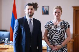 Շրջակա միջավայրի նախարար Համբարձում Մաթևոսյանը ընդունել է Հայաստանում Նիդերլանդների Թագավորության արտակարգ և լիազոր դեսպան տիկին Մարիկե Մոնրոյ-Վինթերին