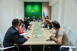 COP17 համաժողովի նախապատրաստական աշխատանքների շրջանակում հանդիպում ավիափոխադրող ընկերությունների ներկայացուցիչների հետ
