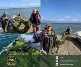 ՇՄՆ էկոպարեկային ծառայության աշխատակիցների կողմից հայտնաբերել են ապօրինի 67 հատ խեցգետնաորսիչ և 18 հատ ձկնորսական ցանց