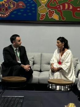 Заместитель министра окружающей среды Арам Меймарян встретился с госпожой Ирен Велес Заместитель министра окружающей среды Арам Меймарян встретился с госпожой Ирен Велес