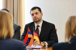 Minister Hambardzum Matevosyan Received a Delegation Led by H.E. Ms. Claudia Busch, Ambassador Extraordinary and Plenipotentiary of the Federal Republic of Germany