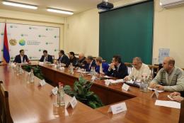 The Ministry of Environment, headed by Minister Hakob Simidyan, discussed the implementation of joint activities and cooperation programs during the whitefish spawning period in Lake Sevan